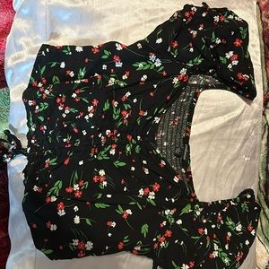 Flower -shirt size Large in kids size